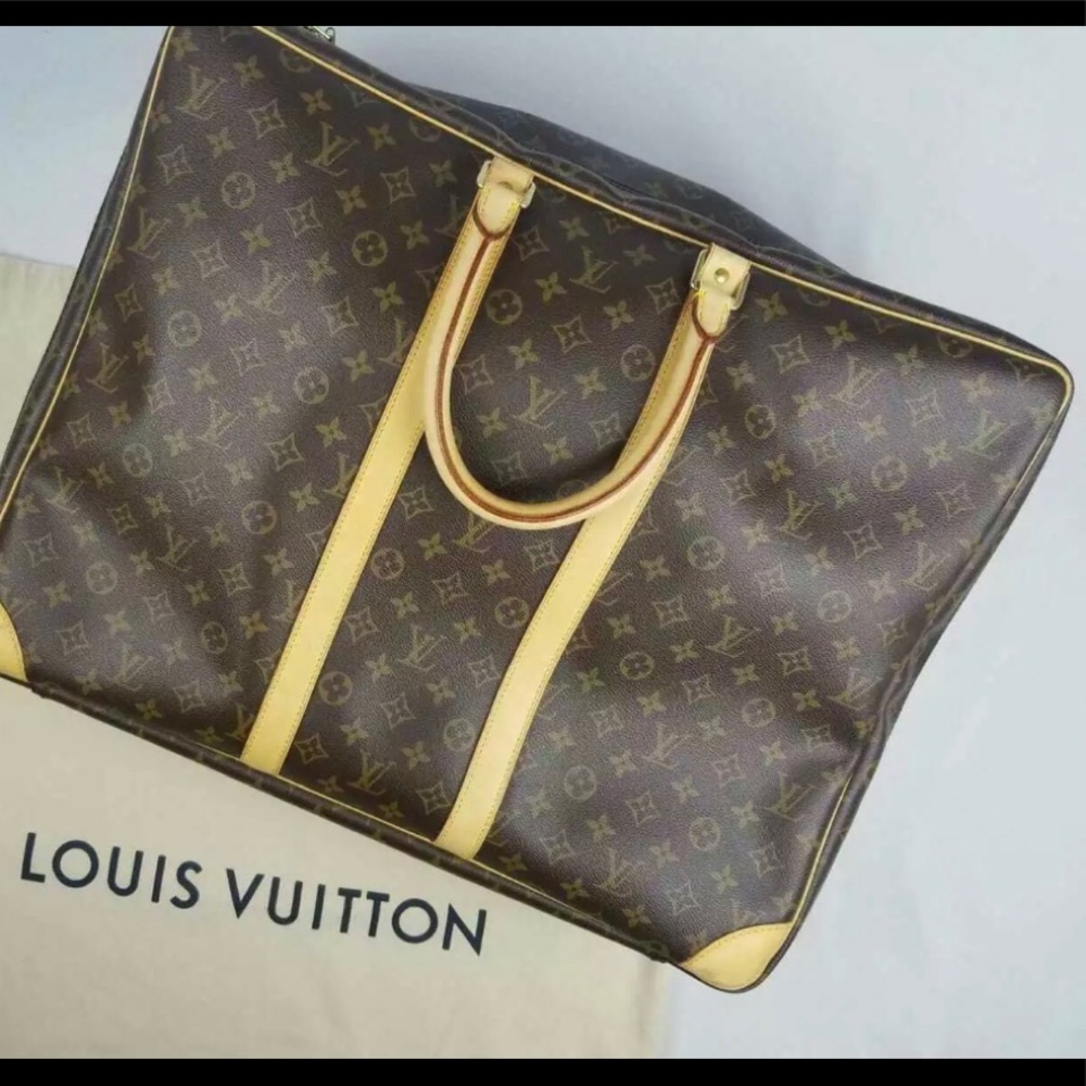 Louis Vuitton Sirius 55 Travel Bag Canvas Suitcase